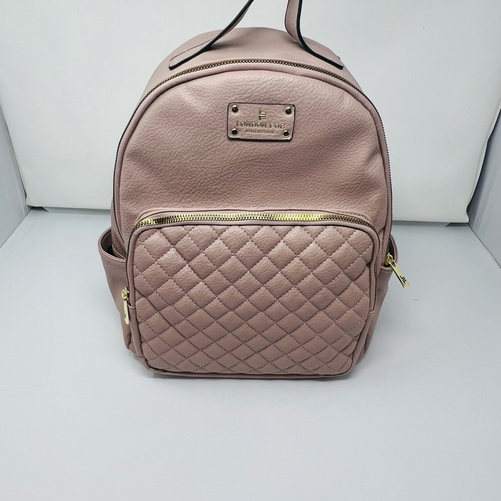 NWT London Fog Women Eldie Pebble Backpack, Taupe